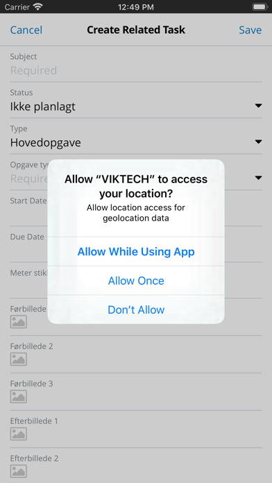 Viktech Cable Contractor Screenshot