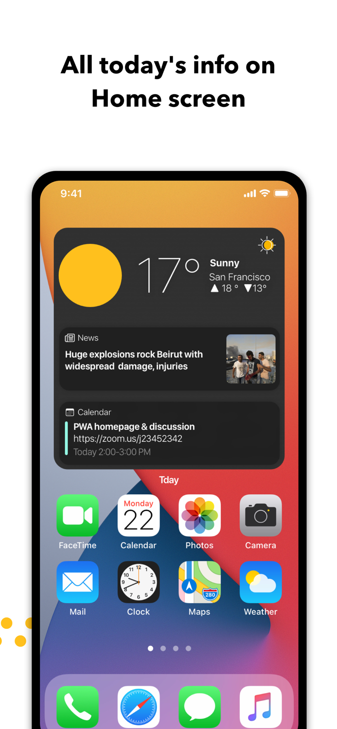 Tday Widget - Weather News