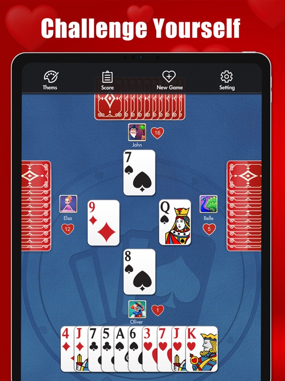 Hearts : Classic Card Games screenshot 2