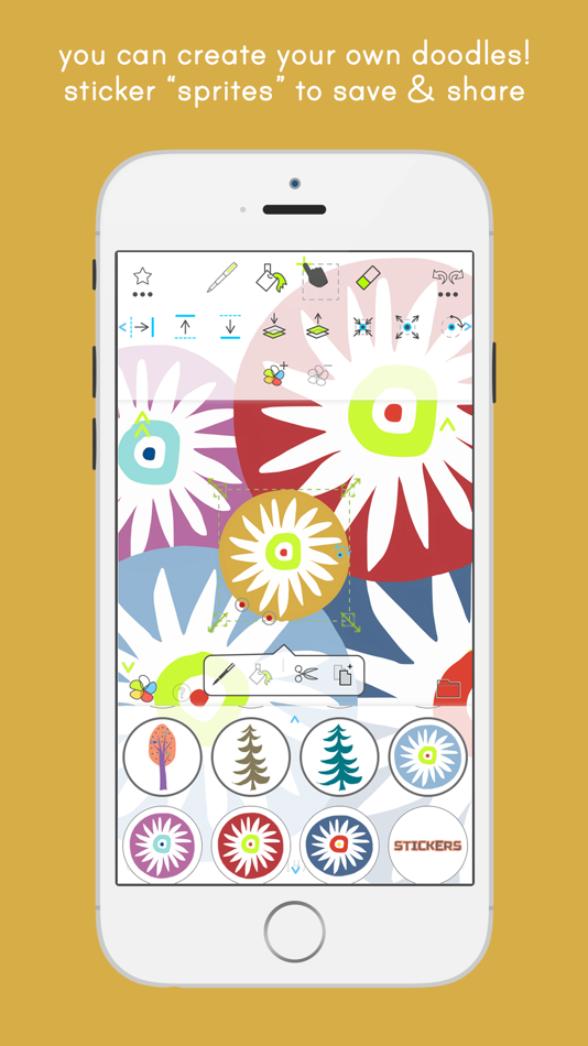 #1. doodles! stickers and sketches (iOS) Podle: appikiko LLC