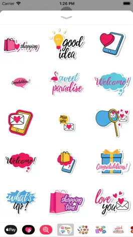 Game screenshot Social Network Stickers apk