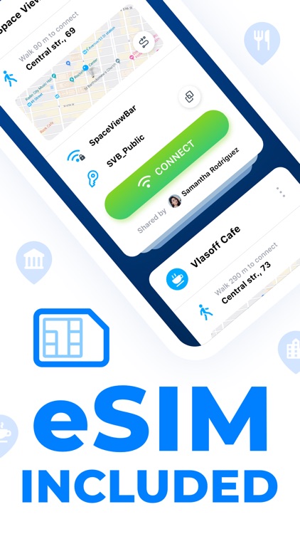 WiFi Map: Passwords, VPN, eSIM