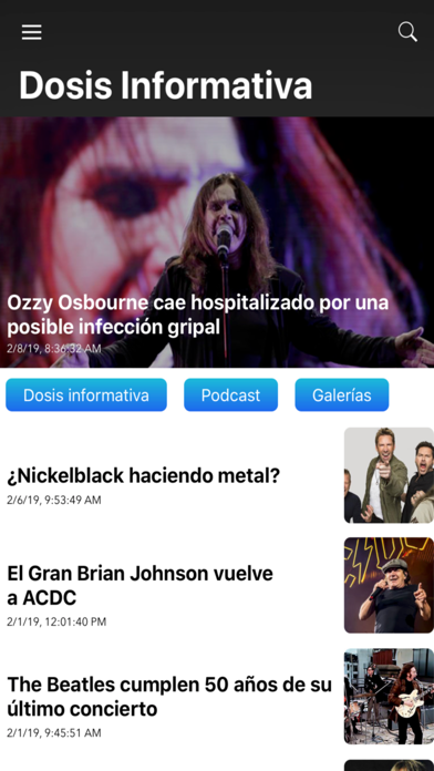 RockFM 105.5 iPhone screenshot 1 - Music app