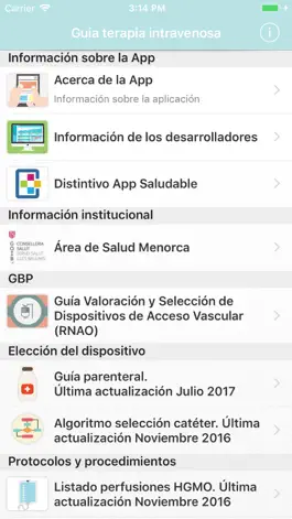 Game screenshot Guía Terapia Intravenosa apk