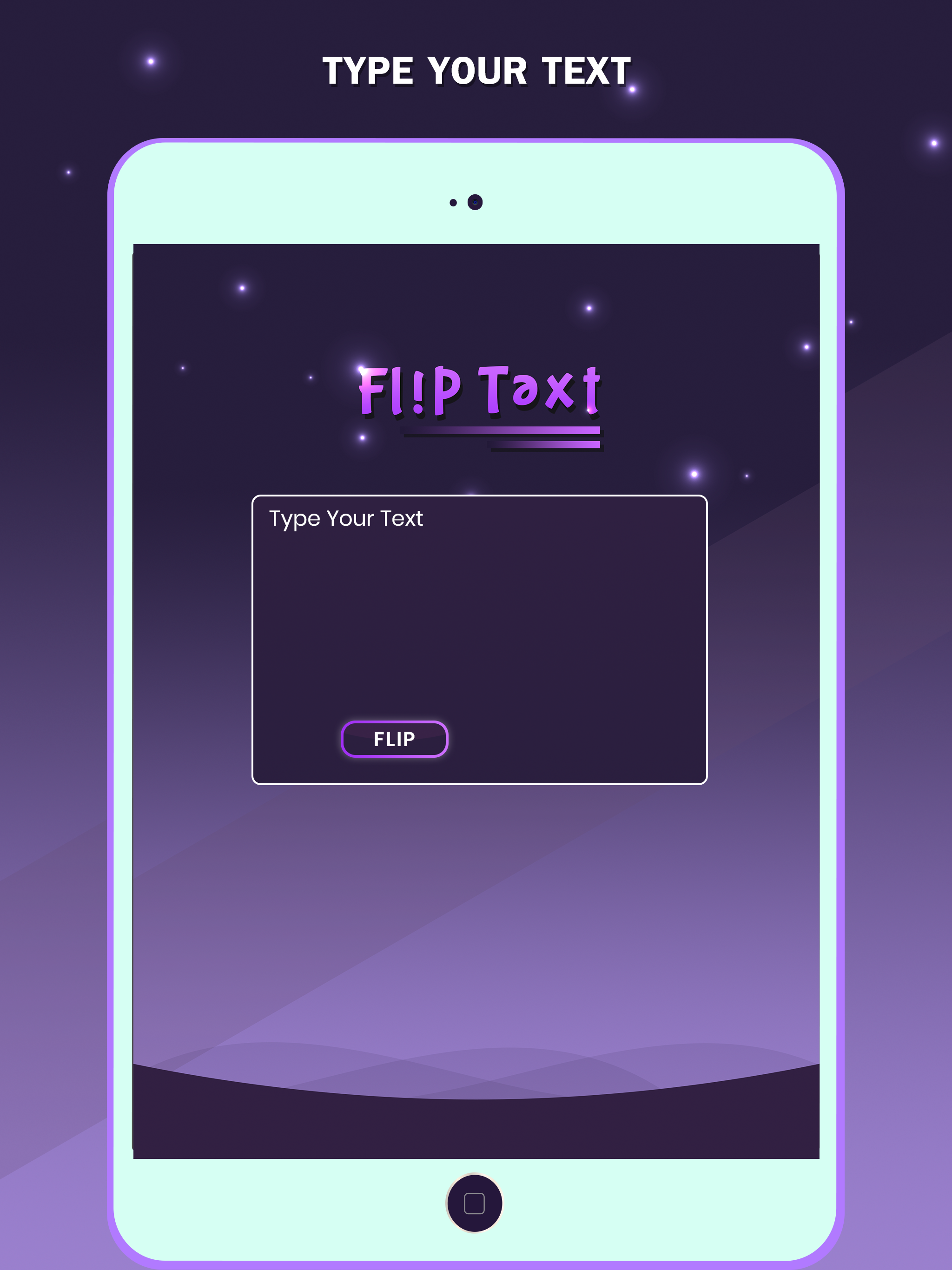 Flip Text Style - Upside Down