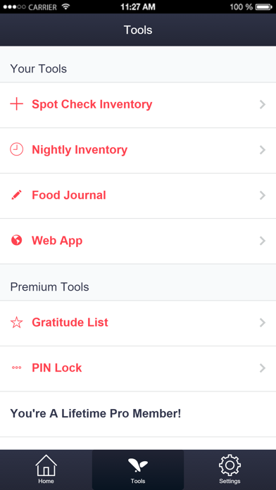 My OA Toolkit Overeaters Steps Screenshot