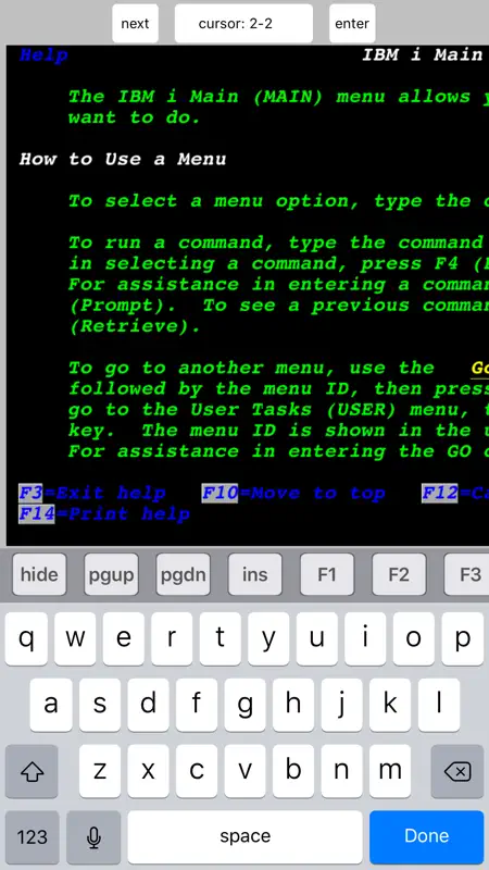 TN5250 screenshot 2 of 6