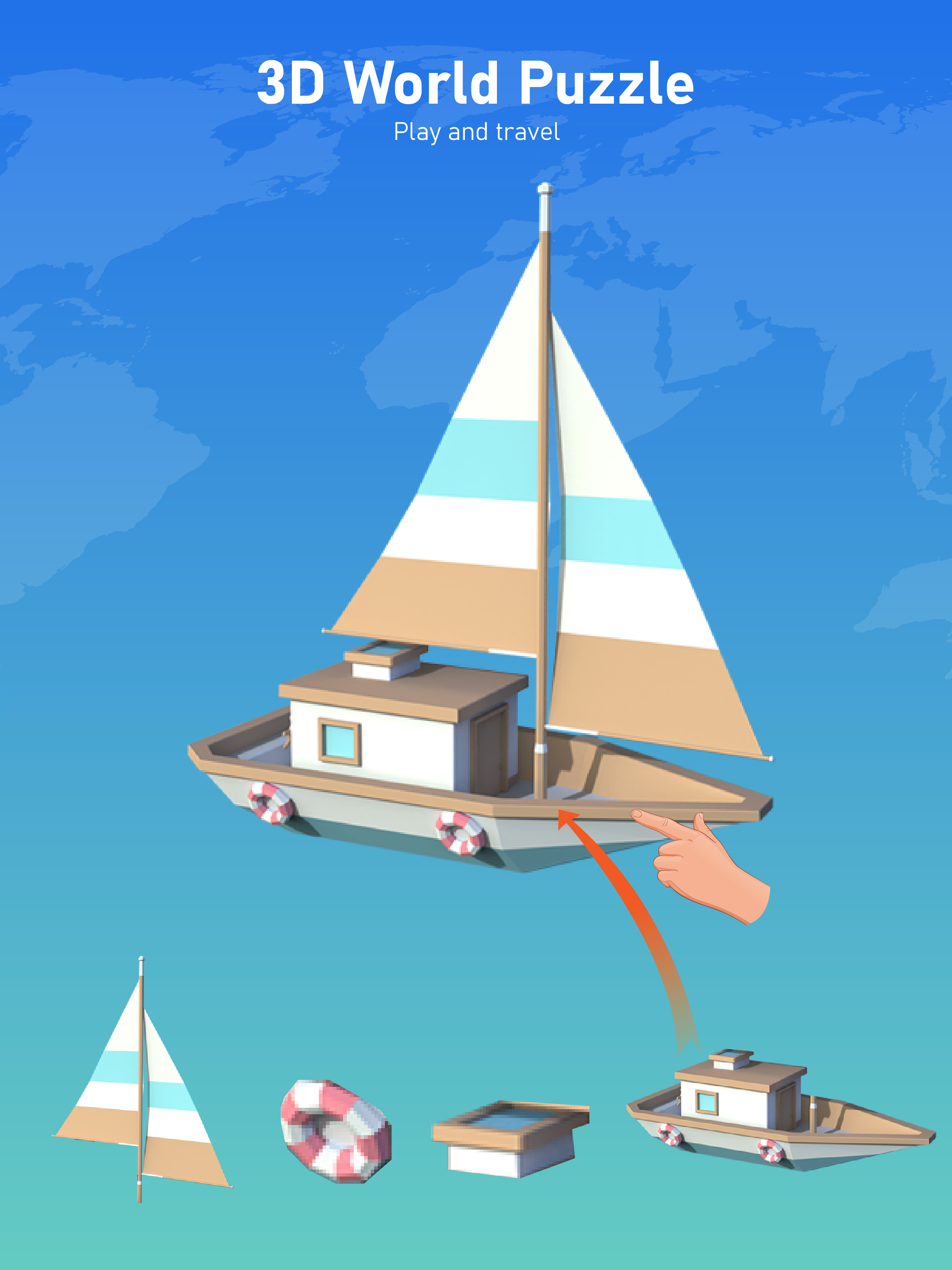 3D World Puzzle - Jigsaw 3D