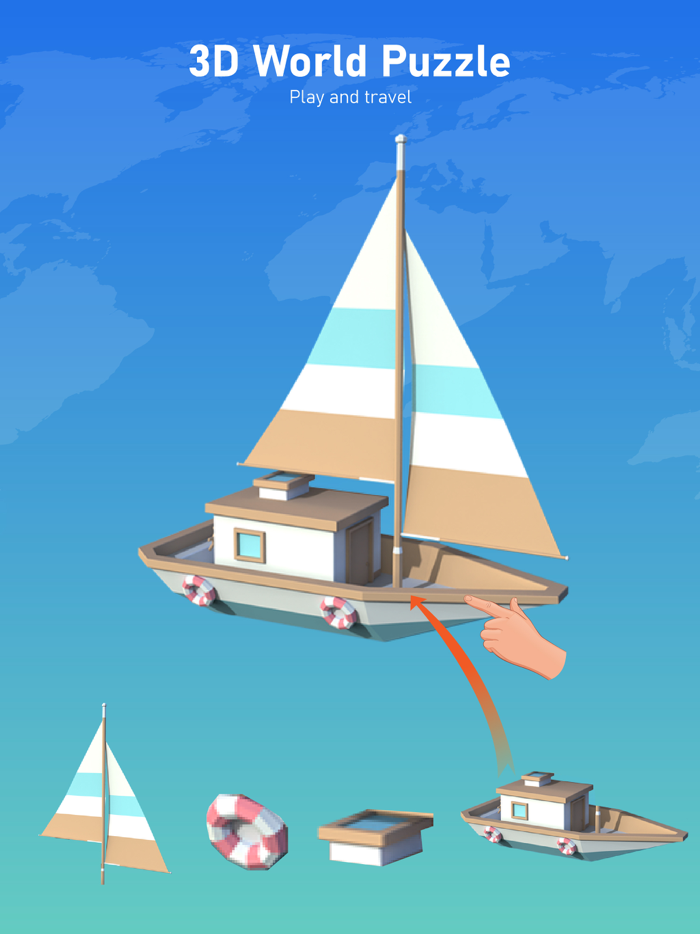 3D World Puzzle - Jigsaw 3D