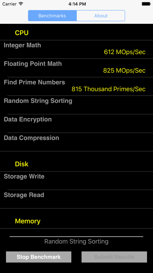#2. PerformanceTest Mobile (iOS) 由: PassMark Software Inc