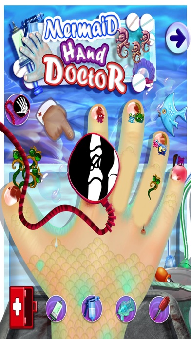 Screenshot #3 pour Little Mermaid Sea Hand Doctor
