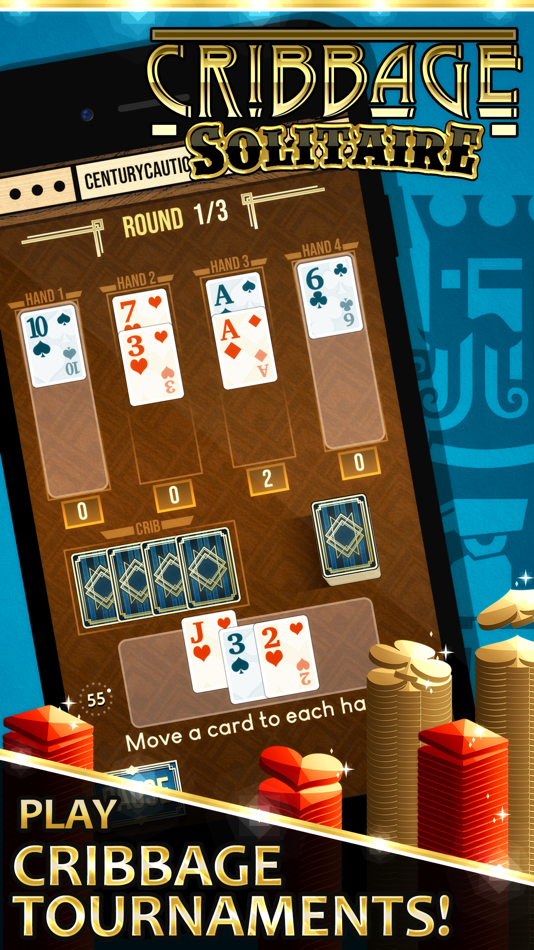 #1. Cribbage Solitaire (iOS) 来自: North Sky Games