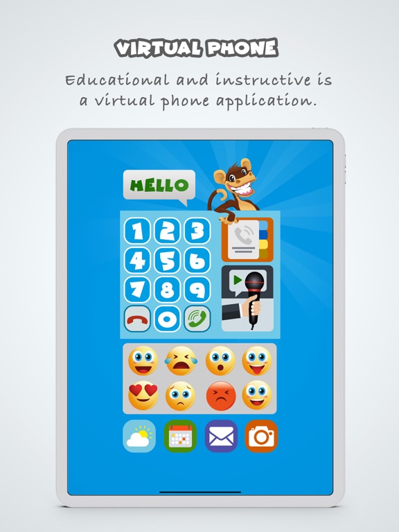 Toy Phone Play iPad screenshot 1 - Entertainment app