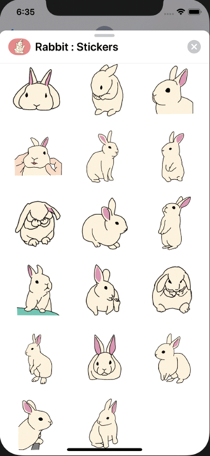 兔子 ： 貼紙(圖3)-速報App