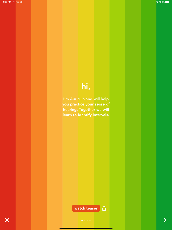 Auricula Interval Ear Trainer