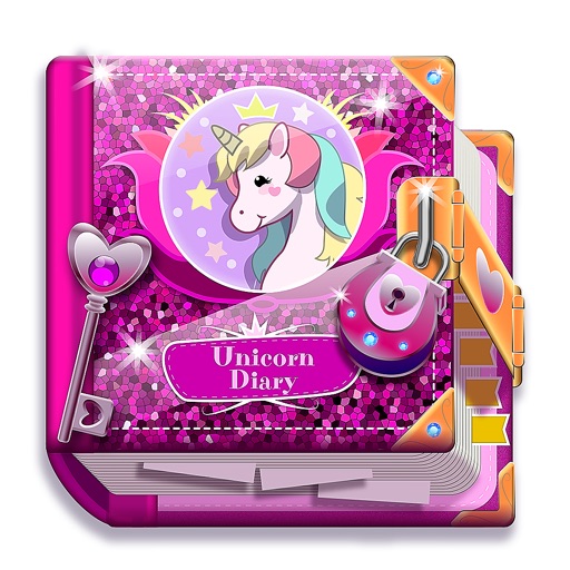 Unicorn Diary (with password) icon