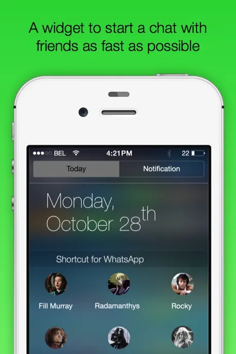 Shortcut for Contacts - Widget