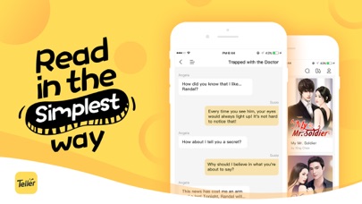 Screenshot #1 pour Teller-Chat Stories MoboReader