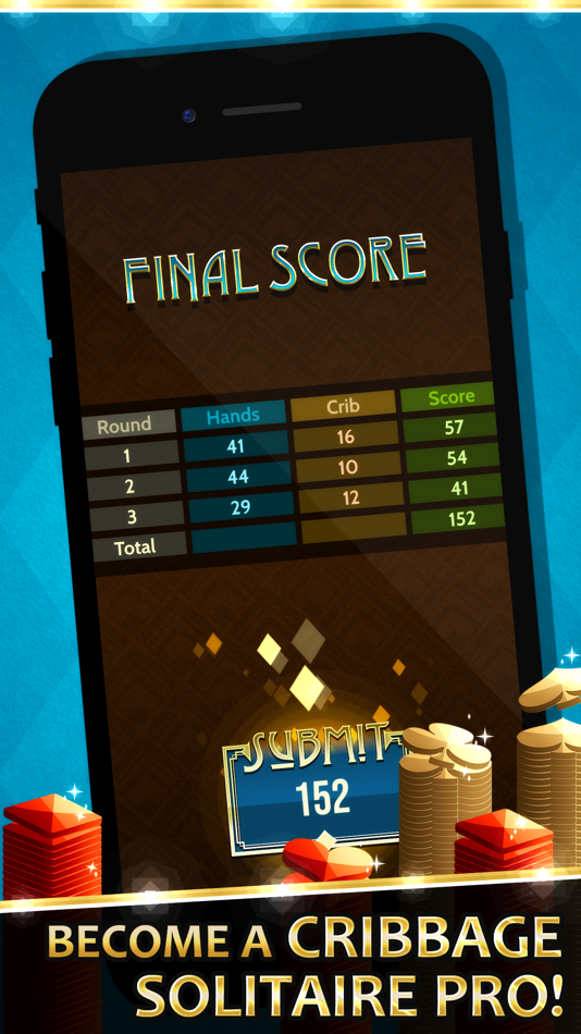 #5. Cribbage Solitaire (iOS) 来自: North Sky Games
