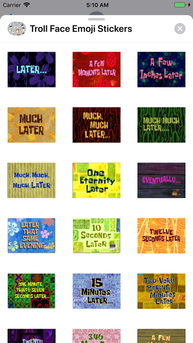 Troll Face Emoji Stickers Screenshot