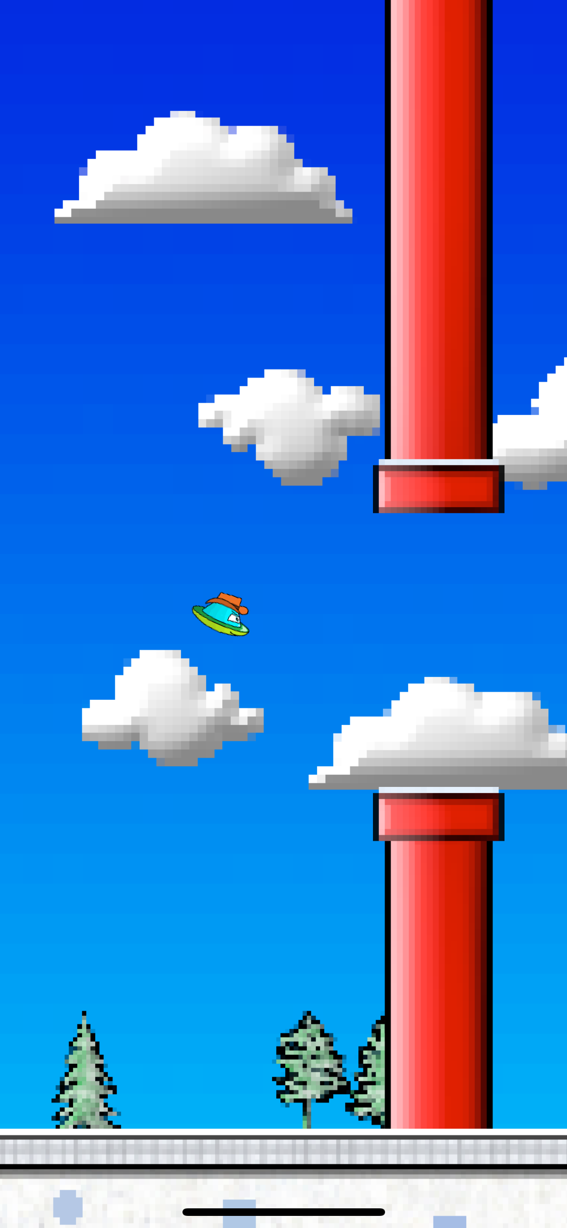 Alien Cowboy: Flappy Christmas