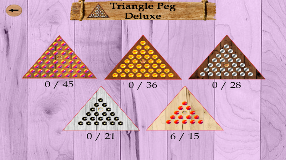 #3. Triangle Peg Deluxe (iOS) Podle: Christophe Baranger