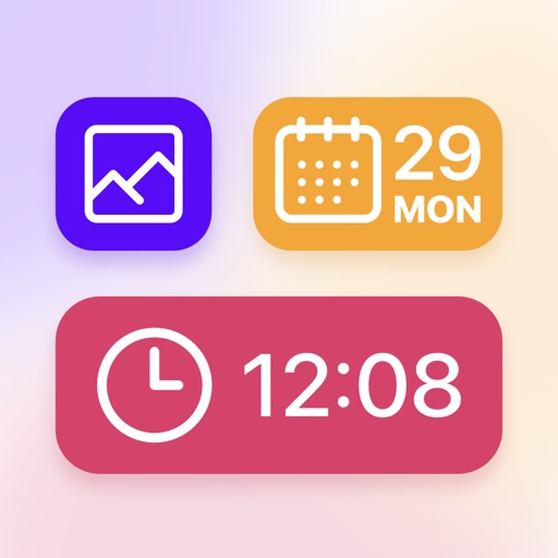 Widgets PRO - Photo Time Color iOS App