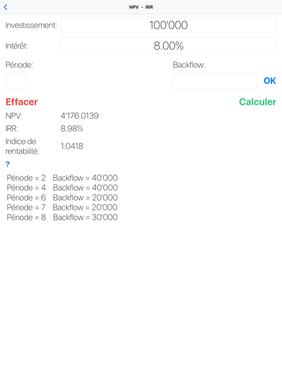 Screenshot #4 pour FinCalcPro Calculateur