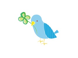 Blue Bird Sticker