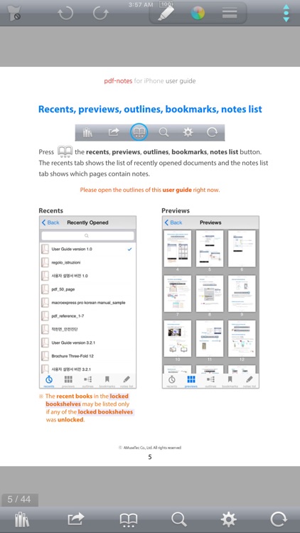 pdf-notes for iPhone