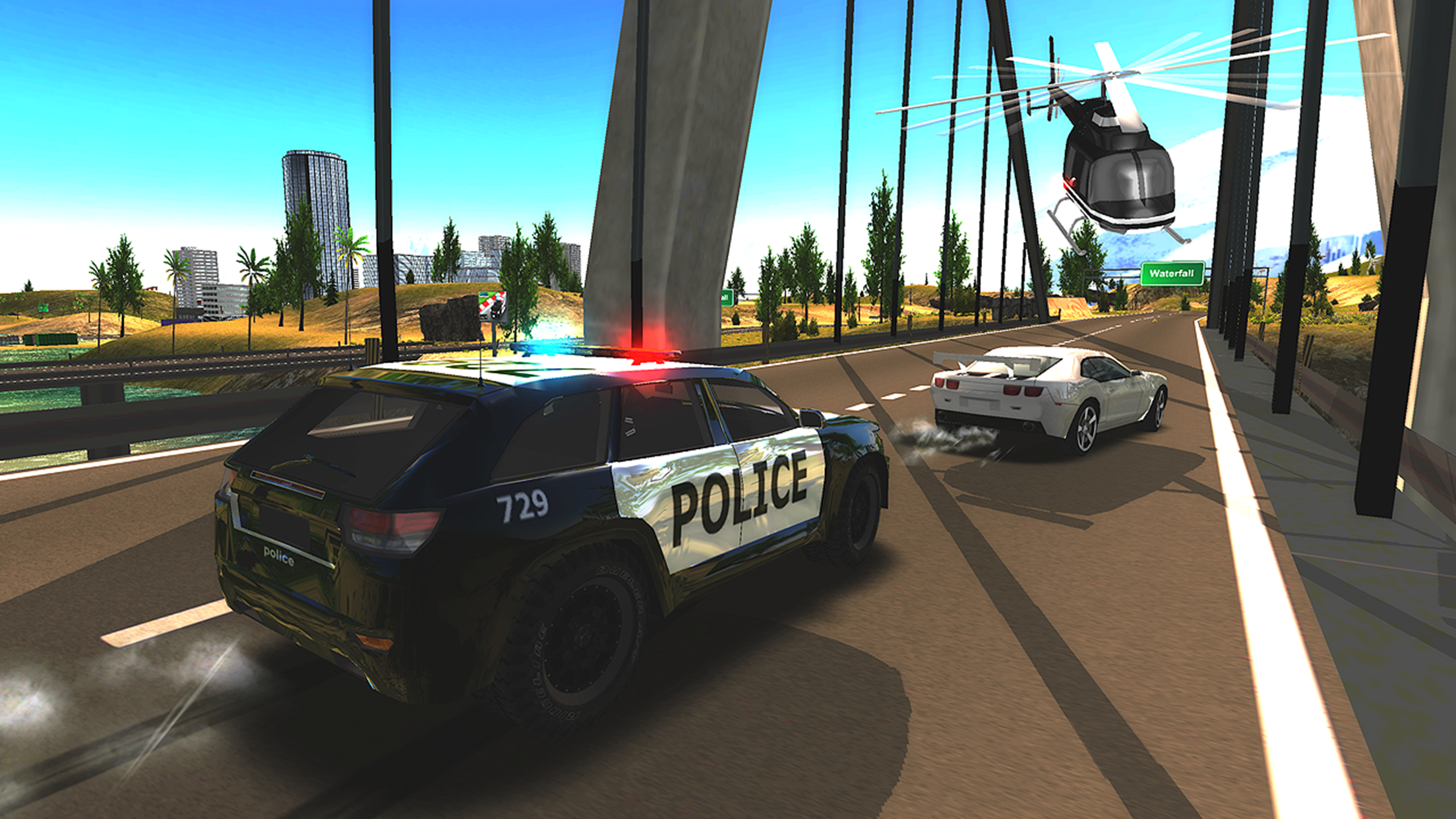 Crime City Police Car Driver