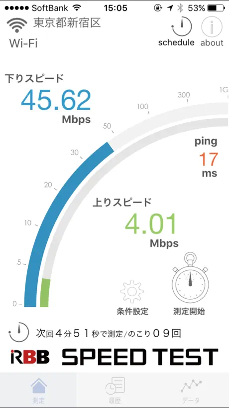RBB SPEED TEST