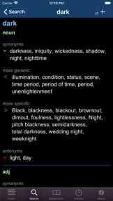 Companion Thesaurus screenshot