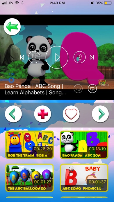 KidsTV Chansons de Bebe Screenshot