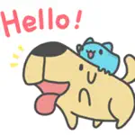 Cute Golden Dog App Contact