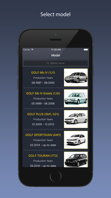 TechApp for Volkswagen Screenshot