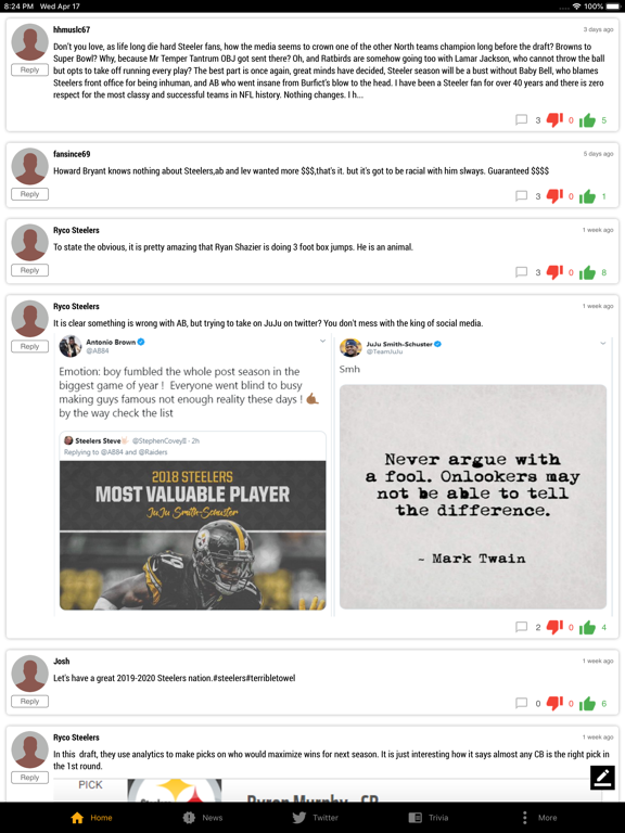 Screenshot #4 pour Steelers UltimateFan
