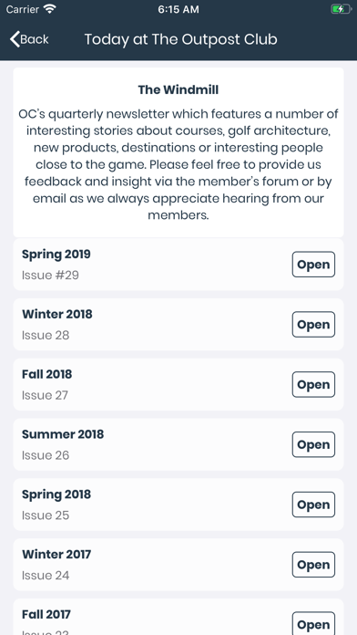 Outpost Club iPhone screenshot 4 - Sports app