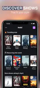 Hobi: TV Shows Tracker & Trakt screenshot #3 for iPhone