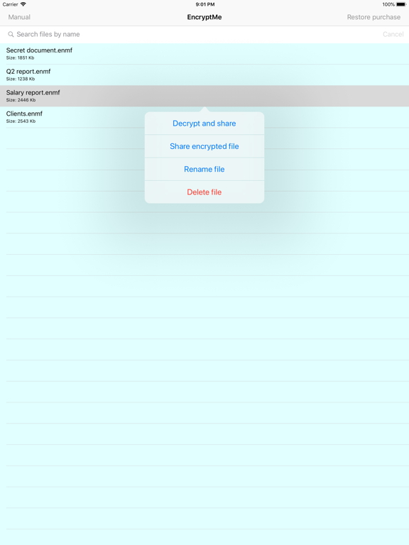 Screenshot #5 pour EncryptMe