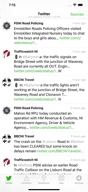 Traffic Northern Ireland