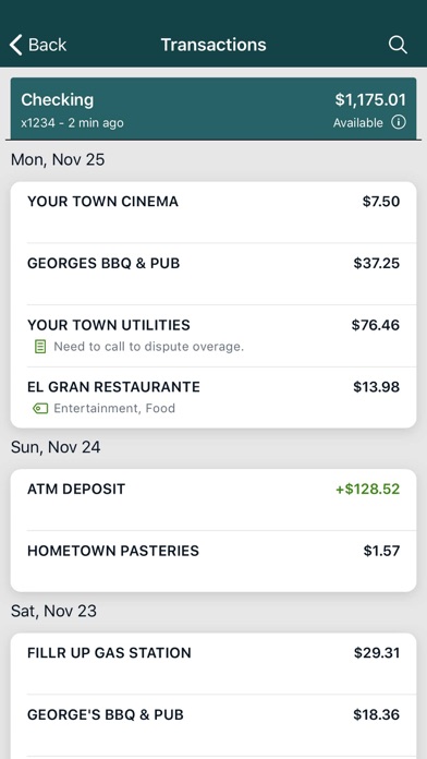 Lake Elmo Bank Mobile App Screenshot