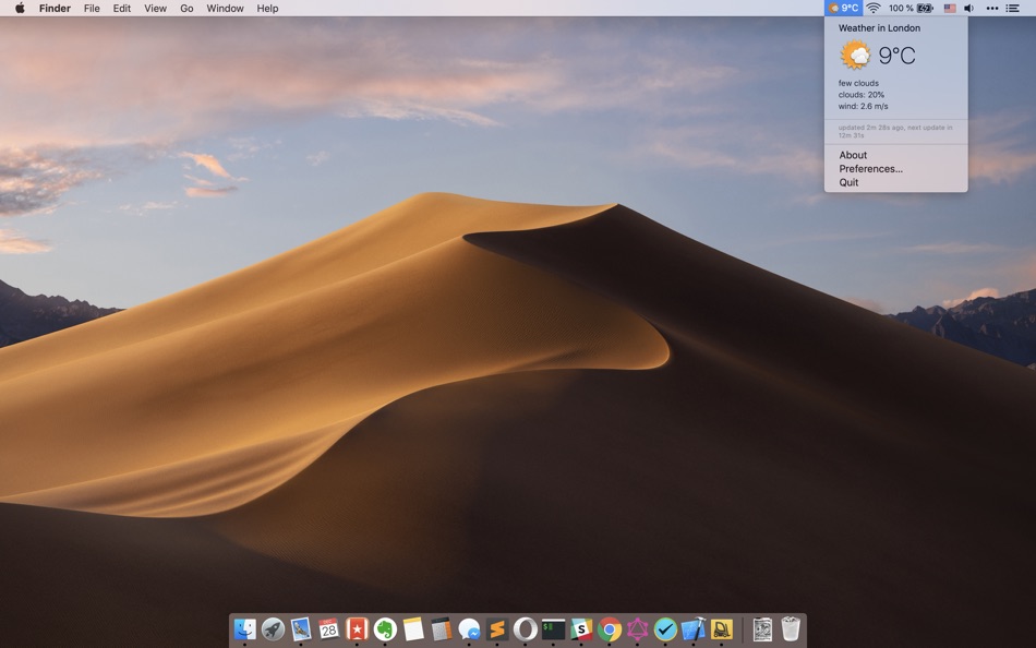 Weather for Status Bar - 1.3 - (macOS)