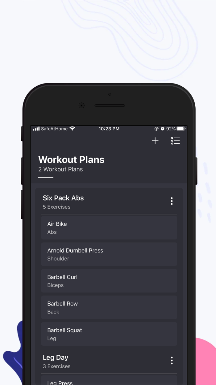Gym Diary Workout Tracker Log