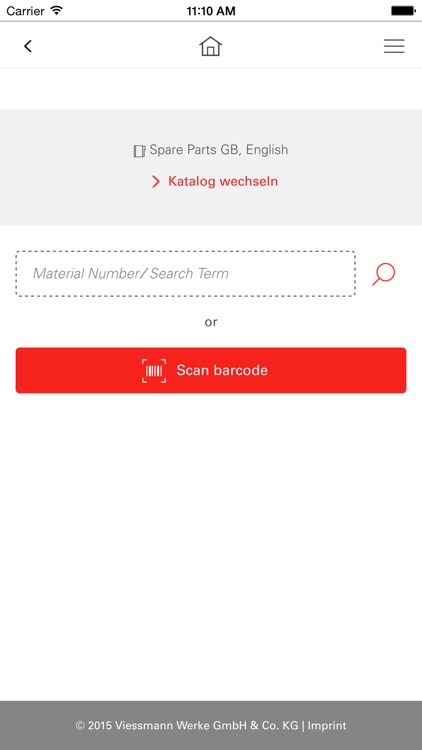 Viessmann Spare Part App