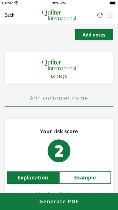 International Risk Profiler screenshot 4