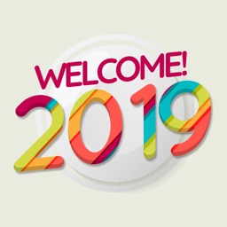 Welcome Year 2019 Stickers
