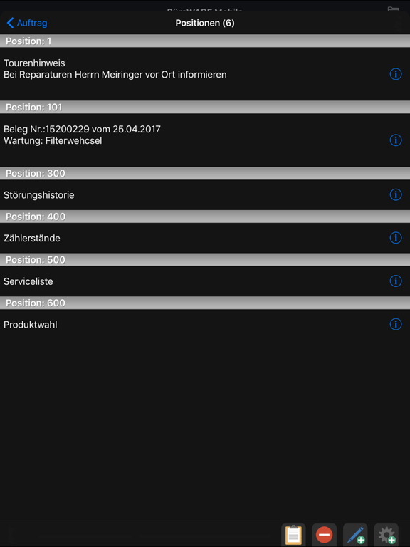 Screenshot #6 pour BüroWARE Mobile