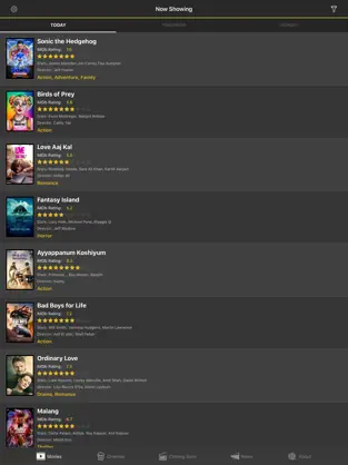 Captura de Pantalla 1 UAE Cinema Showtimes - Lite iphone