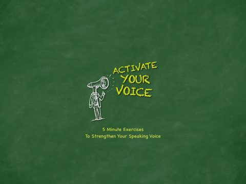 Screenshot of Activate Your Voice